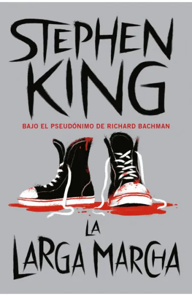 Cubierta de La larga marcha, de Stephen King, edición de Debolsillo